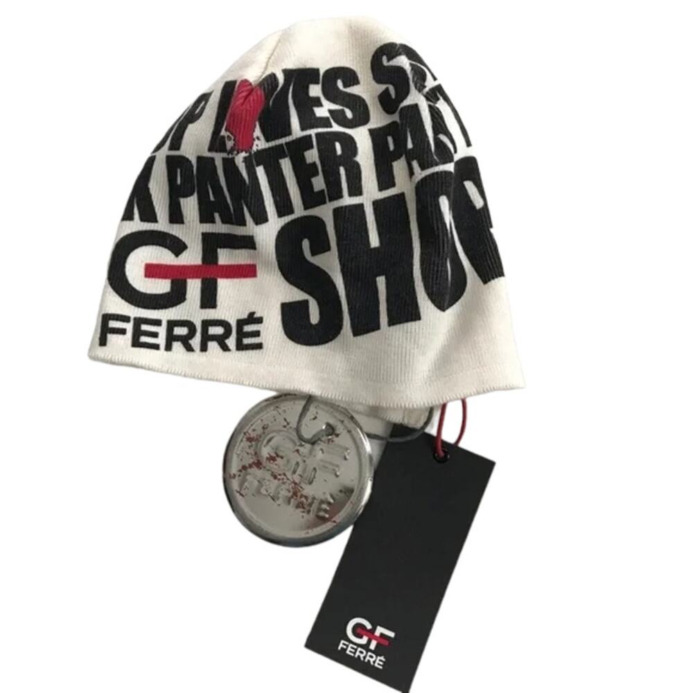 GF Ferré Streetwear Ferre HIP HOP Beanie Hat kids unisex Cap Made in Italy